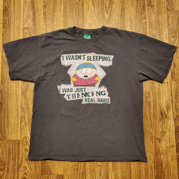 South Park Shirt‎ XL Gray Cartman I Wasnt Sleeping I Was Thinking Comedy Central - Picture 1 of 8